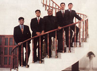 From L to R, Rattan, Sajjan, Om Prakash, Naveen, and Prithvi Raj Jindal