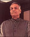 Finance Minister Yashwant Sinha