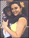 Jaggu with Preity Zinta